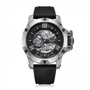 Alexandre Christie AC 6295 Black Automatic Skeleton MTRTPBA